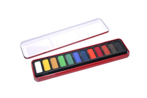 Reeves 12 Watercolour Tablets in a Tin