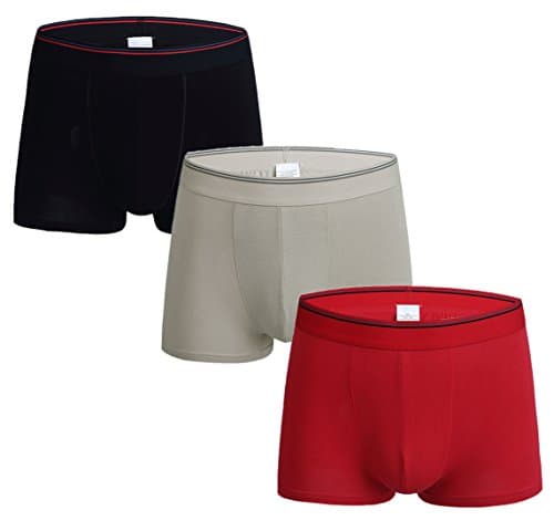 Men's 3 Packs Cool Cotton Trunk