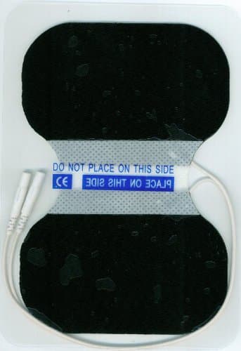 10/Pack - 4.00" X 6.00" (Cloth or White Foam) Dual Pin Back Butterfly Electrodes 10/PK = (10) - 1/Packs