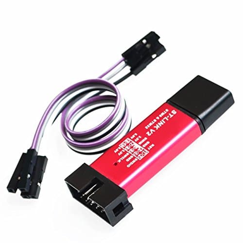 EASILYY ST-Link V2 stlink mini STM8STM32 STLINK simulator download programming With Cover