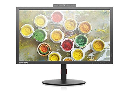 2017 Lenovo Flagship ThinkVision 21.5" Full HD IPS Professional Monitor - 7ms Response Time, Integrated Speakers, Full HD Camera &amp; Microphone, Landscape to Portrait, VGA, Display Port, Vesa Mountable