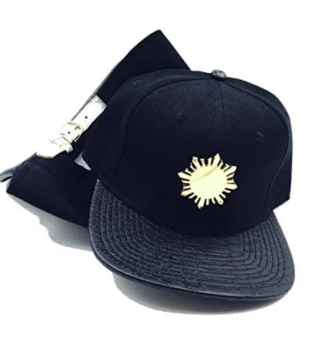 Gold Sun Snapback - 24K Dope Black Snakeskin