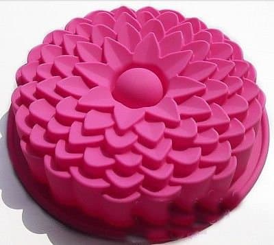7.8" BIG Silicone Sun Flower Baking Cake Pan Mold Mould Bakeware 199