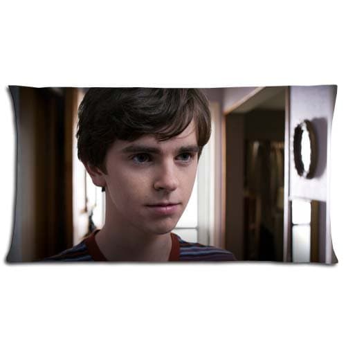 Freddie Highmore Floor Pillow Covers Case Polyester Cotton Zippered Personalized Modern 20x36(inch) 50x90(cm)