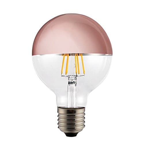 cristalrecord LED Bulb, Warm Light E27, 6 W, Copper, 125 x 180 mm [Energy Class A++]