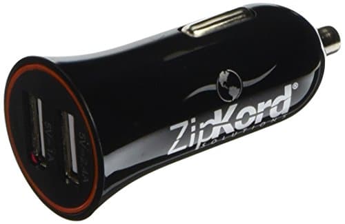 ZipKord Charger for USB Devices - Retail Packaging - Black