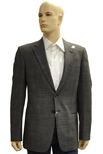 Armani Collezioni Black Polyester Jacket Coat, 38R, Black