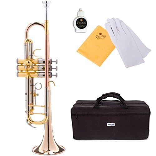 Mendini MTT-40 Intermediate/Advanced Double-Braced Bb Trumpet