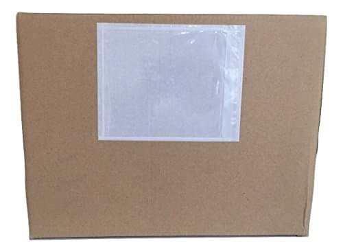 25 - 4.5" X 5.5" - Clear Packing List Envelope (Plain - No Print)