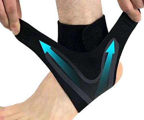 2 Pack Ankle Support Kit, Ankle Brace Compression Surport Sleeves Breathable Elastic Adjustable for Men Women Sports Protection, Injury Recovery, Reduce Swelling, Ankle Strain & Sprains Fatigue (XL)