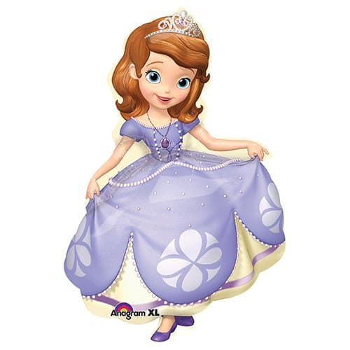 Anagram Sofia The First Pose Supershape Foil Balloon, 35", Multicolored