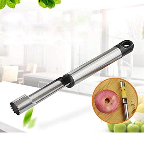 Holidaysummer Fruit Corer Apple or Pear Core Remover Tool Seed Remover Apple Corer