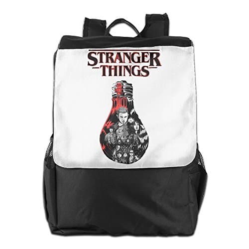 Serafina Anelli Stranger Things Backpack Black For Men &amp; Women Travel Hiking Backpack