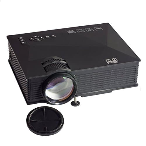 B2COOL Pro Wireless Home Cinema Multimedia Projector Mini Portable WiFi 1200 Lumens LCD LED Projection Support Miracast Airplay DLNA with iphone/Android Smartphone and HD 1080P /IP/IR/USB/SD/HDMI/VGA