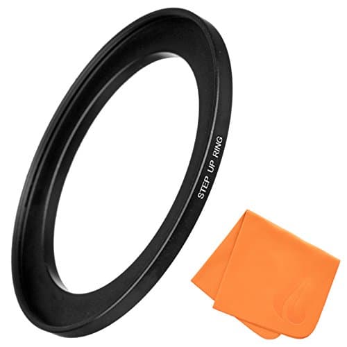 62mm to 77mm Step-Up Lens Adapter Ring for Camera Lenses & Camera Filters, Made of CNC Machined Aluminum with Matte Black Electroplated Finish, Ultra-Slim, Highly Durable Step-Up Ring by Fire Filters