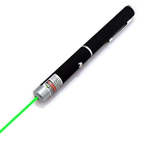 Powerful green laser beam pointer pen 532nm (5mw)
