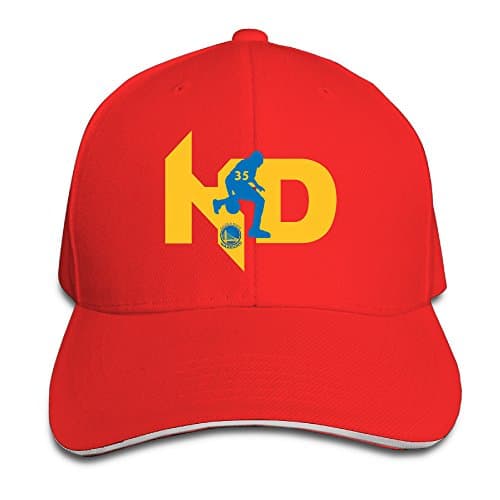D2 Cool Basketball Player 35 Durant Snapback Cap Red