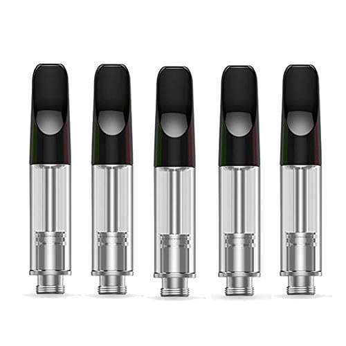 King Style 5pcs 1ml Empty Ceramic Wickless Cartridge (Black)