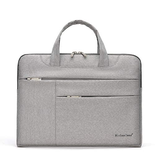 Waterproof Nylon Solid Color Style Large Capacity Laptop Bag 12~15 Inches Internal Fluff Protection Handbag