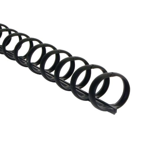 GBC ZipBind Binding Spines, 5/16", Black, Pack of 10