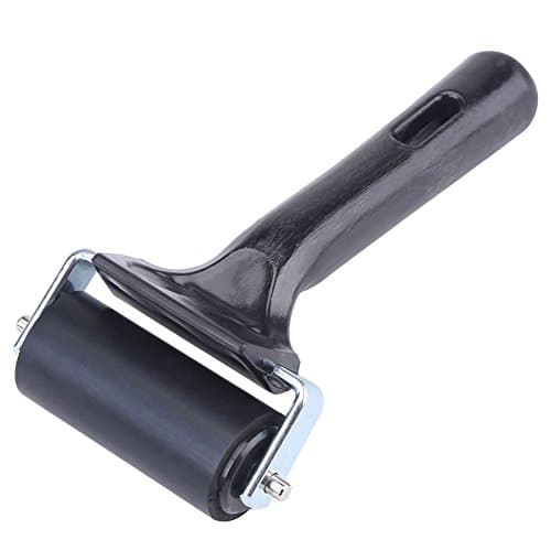 2.7 Inch Soft Rubber Brayer Roller, Paint Brush Ink Applicator Art Craft Oil Painting Tool for Anti Skid Tape Construction Stamping