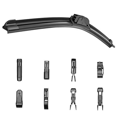 Panlelo 20" Car Windshield Wiper Blades Auto Front Windshield Wipers 20 inch Universal Soft Wiper Blade Fit more 95% Cars (Pack of 1)