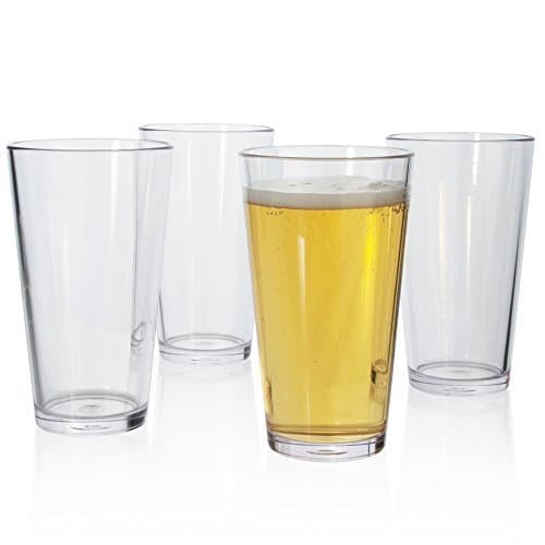 60-Pack WNA 16-ounce Extra Rigid Disposable Clear Plastic Tumbler Glasses for Large Parties and Events