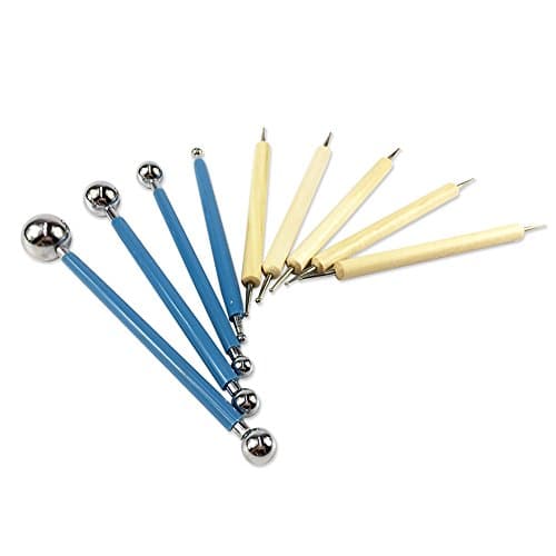MSHIER Doll Sculpting Tools for Clay Pottery Ceramics Doll Modeling Paper Flowers,9 Pieces