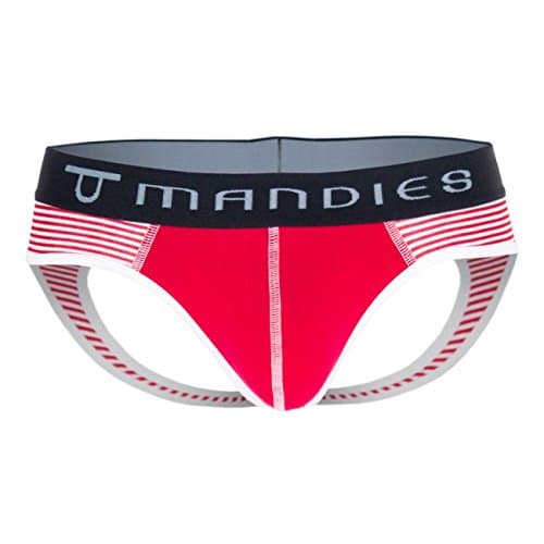 Mandies MDS011 Bow Jockstrap Color Red Size M