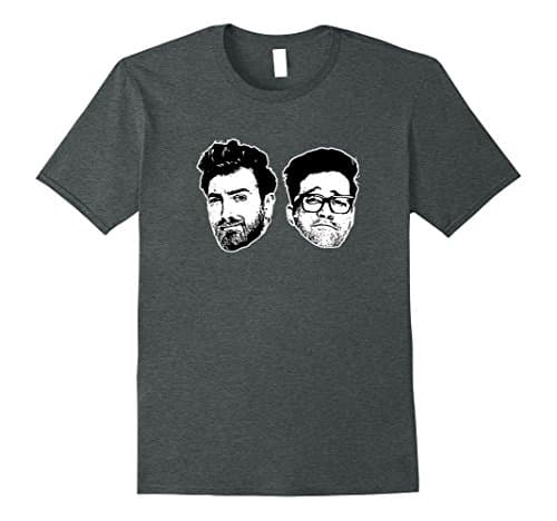 Mens Rhett &amp; Link Wheat Paste Tee XL Dark Heather