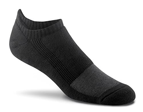 Men's Wick Dry Triathlon Tab Athletic-Socks, Black, Medium