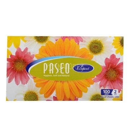 Paseo Elegant Facial Tissue 100 pulls - 2ply (10)