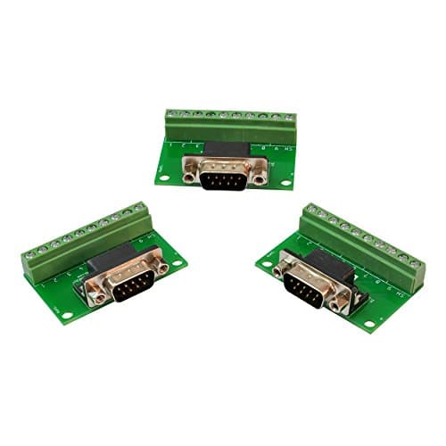 NUMATO LAB Serial DB9 Male Breakout Board (Three Units)