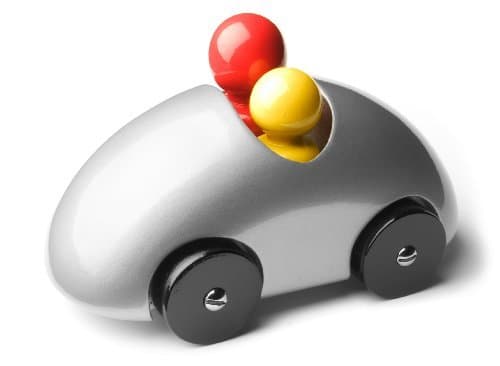 Streamliner Rally Car in Silver by Playsam