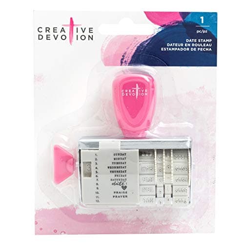 American Crafts Creative Devotion Rotary Stamp-Dates & Words
