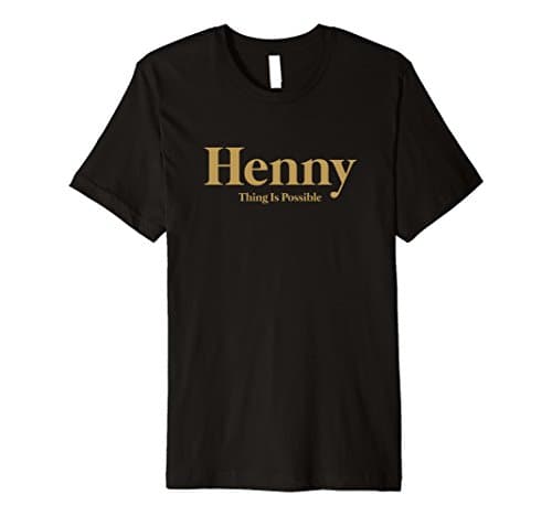 Mens Henny Thing Is Possible Large Black