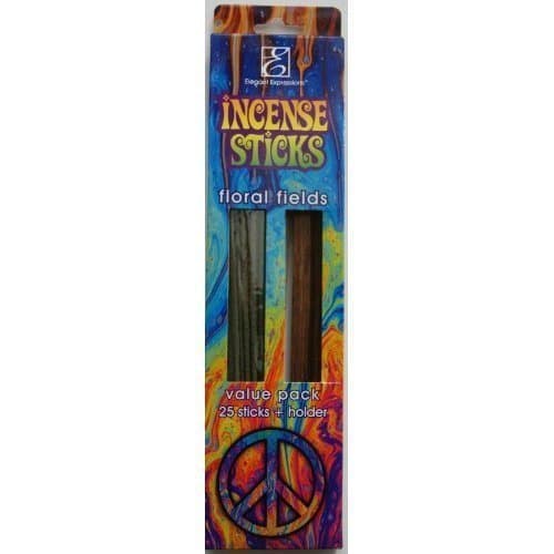 Elegant Expressions Incense Sticks Holder - Floral Fields 25 Pack