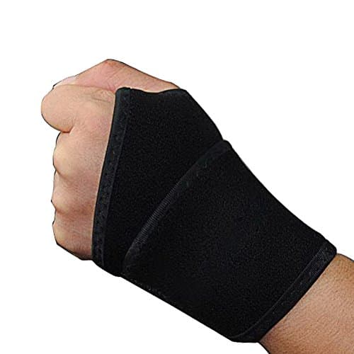 iLooper Wrist Wrap, Adjustable Wrist Wraps Brace &amp; Support Straps Tennis Basketball Badminton Body Fitness Protection Training Weightlifting for Women and Men Single