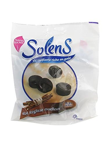 Solens Soft Liquorice Roll Gum 100G