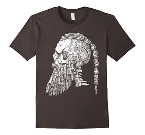 Mens Viking T shirt Medium Asphalt