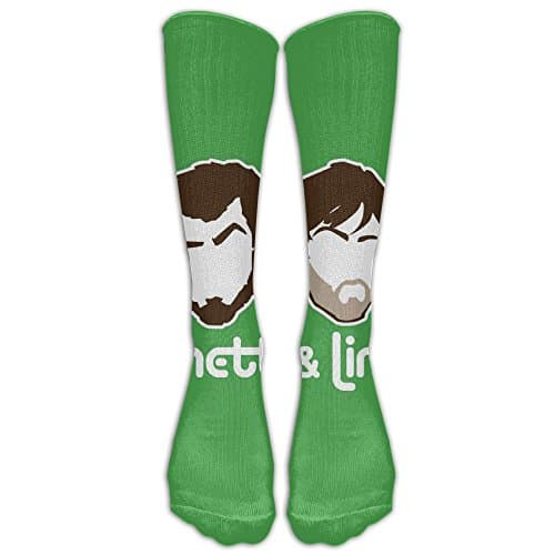 Over-the-Calf Compression Socks Rhett and Link Training Socks Crew Athletic Socks Long Sport Soccer Socks Soft Knee High Sock