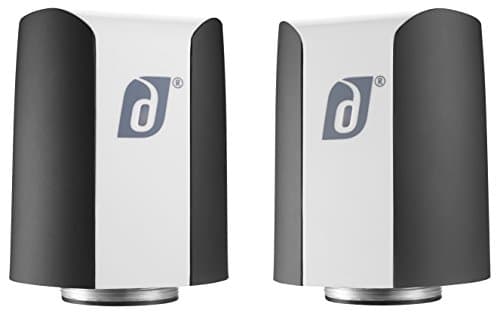 Damson Audio Jet Portable Wireless Bluetooth Stereo Speaker Pair  - Black and White