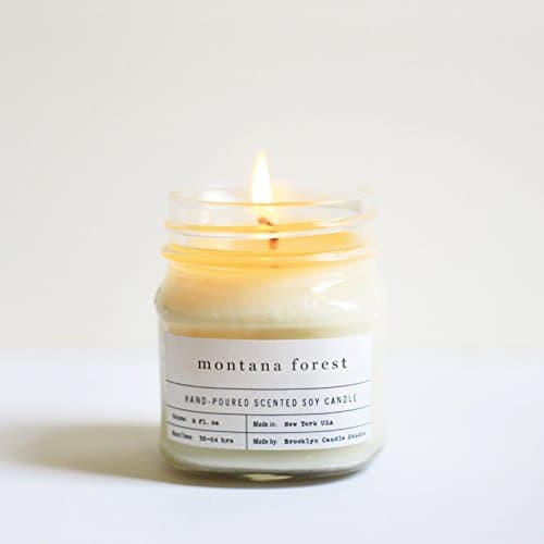 Montana Forest Mason Jar Soy Candle