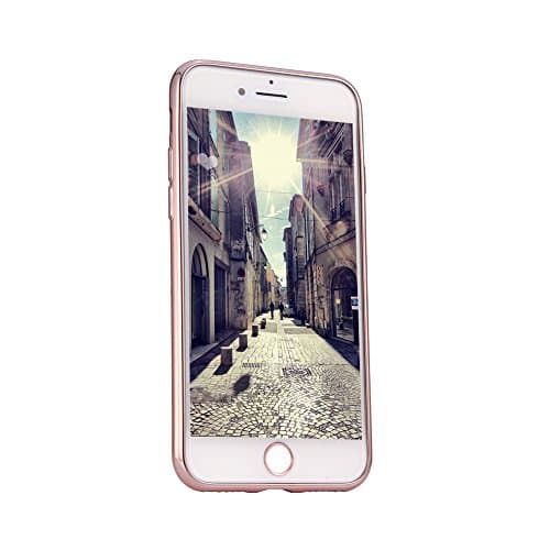 Iphone 7 Plus Case,TongJI Transparent Clear Enhanced Grip [Rose Gold] [Slim Cushion] for Apple iPhone 7 Plus (5.5)(2016)