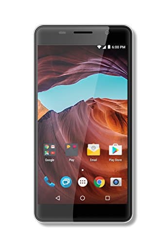 Figo Prime - Dual Sim GSM Unlocked Quad Core 1.2 GHz 1Gb Ram 8GB Storage Android 6.0 Marshmallow Camera 5MP/2MP Fingerprint Recognition 5.0″ IPS Display (White) - 1 Year Warranty