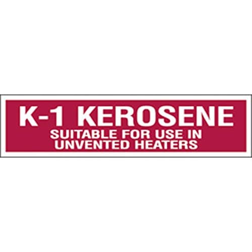 Decal - K-1 Kerosene Suitable For... (4" x 13.5")