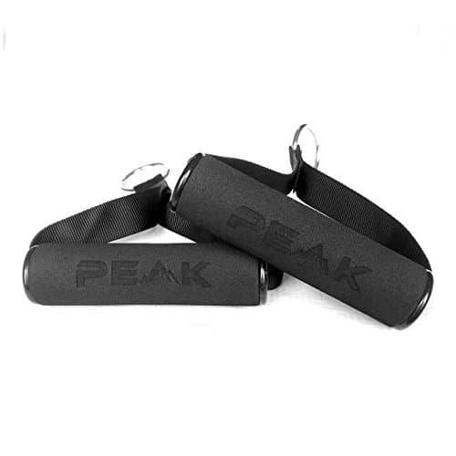 PEAK | Heavy Duty Exercise Handle Attachments for Cables, Machines, and Resistance Bands | Set of 2