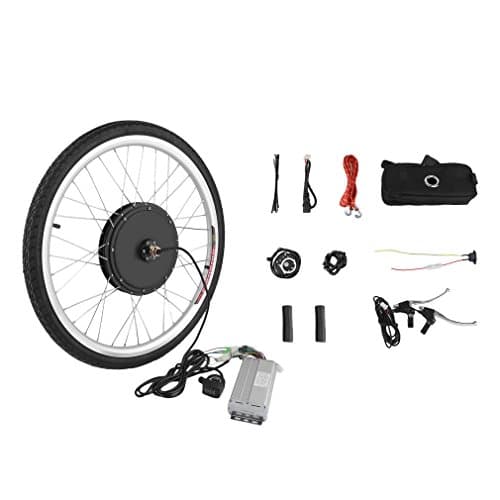 48V 1000W 26" E-Bike Front Wheel Motor Conversion Kit Electric Bicycle Hub Motor Kit Bicycle Accessories Set