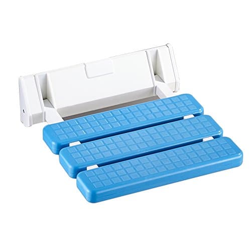Blue Folding Seat/Wall Chair Bath Shoe/Stool Bench/Wall Stool/Old Man/Disabled/Pregnant Woman Bath/Shower Stool/Stool/Folding Stool(328320mm)