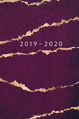 2019 - 2020: Weekly Planner Starting May 2019 - Dec 2020 | 6 x 9 Dated Agenda | Appointment Calendar | Organizer Book | Soft-Cover Elegant Purple Paperback – April 8, 2019